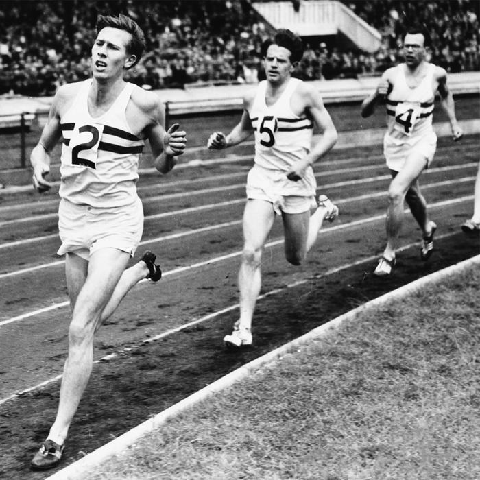 Roger Bannister In Action