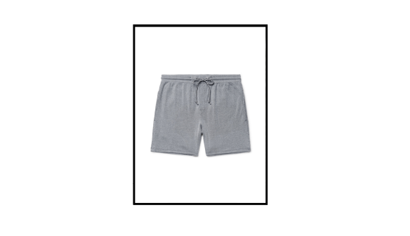 arnold striped cotton jersey shorts by schiesser